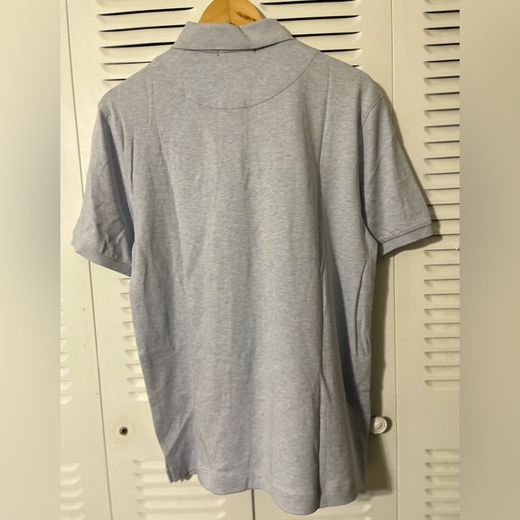 BANANA REPUBLIC LUXURY TOUCH PERFORMANCE MEN'S POLO LIGHT BLUE SIZE M - Picture 8 of 15